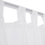 2 Cortinas blancas transparentes 140 x 225 cm de vidaXL, Cortinas y visillos - Ref: Foro24-130198, Precio: 29,12 €, Descuento: %