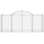 Cestas de gaviones 6 uds forma de arco hierro 200x50x80/100 cm de vidaXL, Maceteros y jardineras - Ref: Foro24-3146303, Preci...
