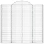 Cestas gaviones 14 uds forma de arco hierro 200x50x180/200 cm de vidaXL, Maceteros y jardineras - Ref: Foro24-3146416, Precio...