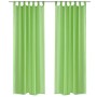 2 Cortinas verdes transparentes 140 x 175 cm de vidaXL, Cortinas y visillos - Ref: Foro24-130203, Precio: 22,09 €, Descuento: %