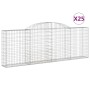 Cestas de gaviones 25 uds forma arco hierro 300x30x100/120 cm de vidaXL, Maceteros y jardineras - Ref: Foro24-3146536, Precio...