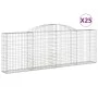 Cestas de gaviones 25 uds forma arco hierro 300x30x100/120 cm de vidaXL, Maceteros y jardineras - Ref: Foro24-3146536, Precio...