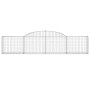 Cestas de gaviones 25 uds forma de arco hierro 300x30x60/80 cm de vidaXL, Maceteros y jardineras - Ref: Foro24-3146500, Preci...