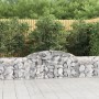 Cestas de gaviones 12 uds forma de arco hierro 300x30x60/80 cm de vidaXL, Maceteros y jardineras - Ref: Foro24-3146495, Preci...