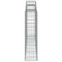 Cestas gaviones 17 uds forma de arco hierro 300x30x120/140 cm de vidaXL, Maceteros y jardineras - Ref: Foro24-3146552, Precio...