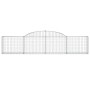 Cestas de gaviones 7 uds forma de arco hierro 300x30x60/80 cm de vidaXL, Maceteros y jardineras - Ref: Foro24-3146490, Precio...