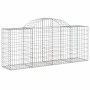 Cestas de gaviones 50 uds forma de arco hierro 200x50x80/100 cm de vidaXL, Maceteros y jardineras - Ref: Foro24-3146318, Prec...