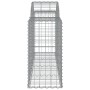 Cestas de gaviones 50 uds forma de arco hierro 200x50x80/100 cm de vidaXL, Maceteros y jardineras - Ref: Foro24-3146318, Prec...