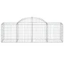 Gabion baskets 11 pcs arch shape iron 200x50x60/80 cm by vidaXL, Pots and planters - Ref: Foro24-3146287, Price: 693,45 €, Di...