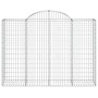Cestas gaviones 18 uds forma de arco hierro 200x50x140/160 cm de vidaXL, Maceteros y jardineras - Ref: Foro24-3146376, Precio...