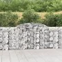 Cestas de gaviones 13 uds forma arco hierro 300x30x100/120 cm de vidaXL, Maceteros y jardineras - Ref: Foro24-3146532, Precio...