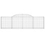 Cestas de gaviones 6 uds forma de arco hierro 300x30x80/100 cm de vidaXL, Maceteros y jardineras - Ref: Foro24-3146507, Preci...
