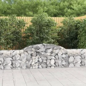 Gabion baskets 13 units, arched shape, iron, 300x30x60/80 cm. by vidaXL, Pots and planters - Ref: Foro24-3146496, Price: 972,...