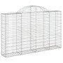 Cestas gaviones 20 uds forma de arco hierro 200x30x120/140 cm de vidaXL, Maceteros y jardineras - Ref: Foro24-3146146, Precio...