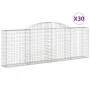Cestas de gaviones 30 uds forma arco hierro 300x30x100/120 cm de vidaXL, Maceteros y jardineras - Ref: Foro24-3146537, Precio...
