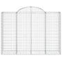 Cestas gaviones 11 uds forma de arco hierro 200x50x140/160 cm de vidaXL, Maceteros y jardineras - Ref: Foro24-3146371, Precio...