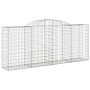 Cestas de gaviones 7 uds forma de arco hierro 300x50x120/140 cm de vidaXL, Maceteros y jardineras - Ref: Foro24-3146724, Prec...