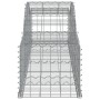 Cestas de gaviones 17 uds forma de arco hierro 300x50x40/60 cm de vidaXL, Maceteros y jardineras - Ref: Foro24-3146660, Preci...