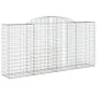 Cestas gaviones 15 uds forma de arco hierro 300x50x140/160 cm de vidaXL, Maceteros y jardineras - Ref: Foro24-3146749, Precio...