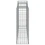 Cestas gaviones 15 uds forma de arco hierro 300x50x140/160 cm de vidaXL, Maceteros y jardineras - Ref: Foro24-3146749, Precio...
