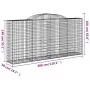 Cestas gaviones 15 uds forma de arco hierro 300x50x140/160 cm de vidaXL, Maceteros y jardineras - Ref: Foro24-3146749, Precio...