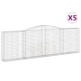 Cestas de gaviones 5 uds forma de arco hierro 400x30x120/140 cm de vidaXL, Maceteros y jardineras - Ref: Foro24-3146882, Prec...