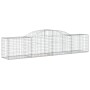 Cestas de gaviones 25 uds forma de arco hierro 300x50x60/80 cm de vidaXL, Maceteros y jardineras - Ref: Foro24-3146680, Preci...