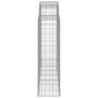 Cestas gaviones 7 uds forma de arco hierro 200x50x140/160 cm de vidaXL, Maceteros y jardineras - Ref: Foro24-3146367, Precio:...