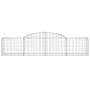 Cestas de gaviones 12 uds forma de arco hierro 300x50x60/80 cm de vidaXL, Maceteros y jardineras - Ref: Foro24-3146675, Preci...