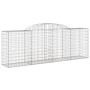 Cestas de gaviones 8 uds forma de arco hierro 300x50x100/120 cm de vidaXL, Maceteros y jardineras - Ref: Foro24-3146707, Prec...