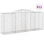 Cestas gaviones 11 uds forma de arco hierro 300x50x120/140 cm de vidaXL, Maceteros y jardineras - Ref: Foro24-3146728, Precio...