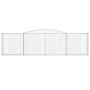 Cestas de gaviones 6 uds forma de arco hierro 400x30x100/120 cm de vidaXL, Maceteros y jardineras - Ref: Foro24-3146870, Prec...
