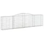 Cestas de gaviones 3 uds forma de arco hierro 400x30x100/120 cm de vidaXL, Maceteros y jardineras - Ref: Foro24-3146867, Prec...