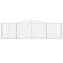 Cestas de gaviones 3 uds forma de arco hierro 400x30x100/120 cm de vidaXL, Maceteros y jardineras - Ref: Foro24-3146867, Prec...