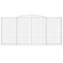 Gabion baskets 5 pcs arch shape iron 400x30x180/200 cm by vidaXL, Pots and planters - Ref: Foro24-3146921, Price: 1,00 €, Dis...