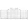 Cestas de gaviones 5 uds forma de arco hierro 300x50x100/120 cm de vidaXL, Maceteros y jardineras - Ref: Foro24-3146704, Prec...
