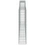 Cestas gaviones 4 uds forma de arco hierro 400x30x140/160 cm de vidaXL, Maceteros y jardineras - Ref: Foro24-3146894, Precio:...