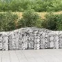 Cestas de gaviones 5 uds forma de arco hierro 400x50x80/100 cm de vidaXL, Maceteros y jardineras - Ref: Foro24-3146986, Preci...