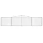 Cestas de gaviones 5 uds forma de arco hierro 400x50x80/100 cm de vidaXL, Maceteros y jardineras - Ref: Foro24-3146986, Preci...