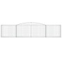 Cestas de gaviones 5 uds forma de arco hierro 400x30x80/100 cm de vidaXL, Maceteros y jardineras - Ref: Foro24-3146856, Preci...