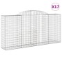 Cestas gaviones 17 uds forma de arco hierro 300x50x140/160 cm de vidaXL, Maceteros y jardineras - Ref: Foro24-3146750, Precio...