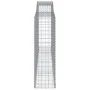 Gabion baskets 7 pcs arch shape iron 400x50x160/180 cm by vidaXL, Pots and planters - Ref: Foro24-3147040, Price: 1,00 €, Dis...