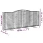Gabion baskets 7 pcs arch shape iron 400x50x160/180 cm by vidaXL, Pots and planters - Ref: Foro24-3147040, Price: 1,00 €, Dis...