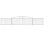 Gabion baskets 3 pcs arch shape iron 400x30x60/80 cm by vidaXL, Pots and planters - Ref: Foro24-3146841, Price: 283,90 €, Dis...