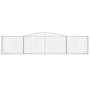 Cestas de gaviones 15 uds forma de arco hierro 400x30x80/100 cm de vidaXL, Maceteros y jardineras - Ref: Foro24-3146862, Prec...