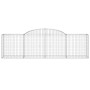 Cestas de gaviones 13 uds forma de arco hierro 300x50x80/100 cm de vidaXL, Maceteros y jardineras - Ref: Foro24-3146694, Prec...