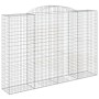Cestas de gaviones 5 uds forma de arco hierro 300x50x200/220 cm de vidaXL, Maceteros y jardineras - Ref: Foro24-3146794, Prec...