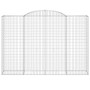 Cestas de gaviones 5 uds forma de arco hierro 300x50x200/220 cm de vidaXL, Maceteros y jardineras - Ref: Foro24-3146794, Prec...