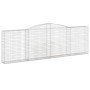 Cestas de gaviones 2 uds forma de arco hierro 400x30x120/140cm de vidaXL, Maceteros y jardineras - Ref: Foro24-3146879, Preci...