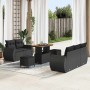 Conjunto de sofás de jardín 8 pcs Negro ratán sintético en Sofás de exterior | Comprar online en Foru.es